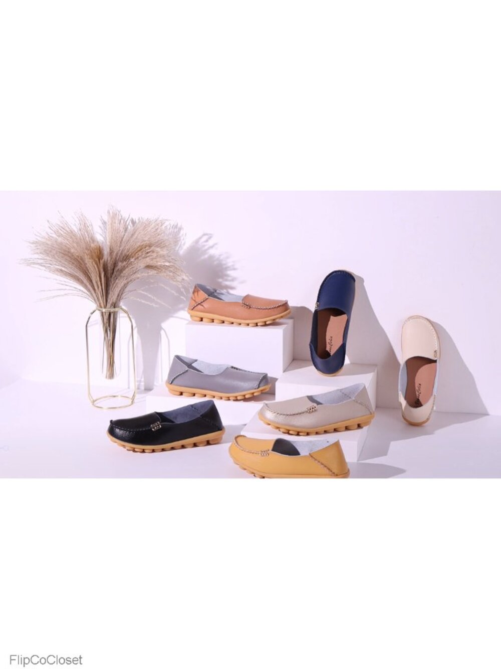 Natural Comfort Walking Flat Loafer Soft Leather Slip On - Picture 6 of 6